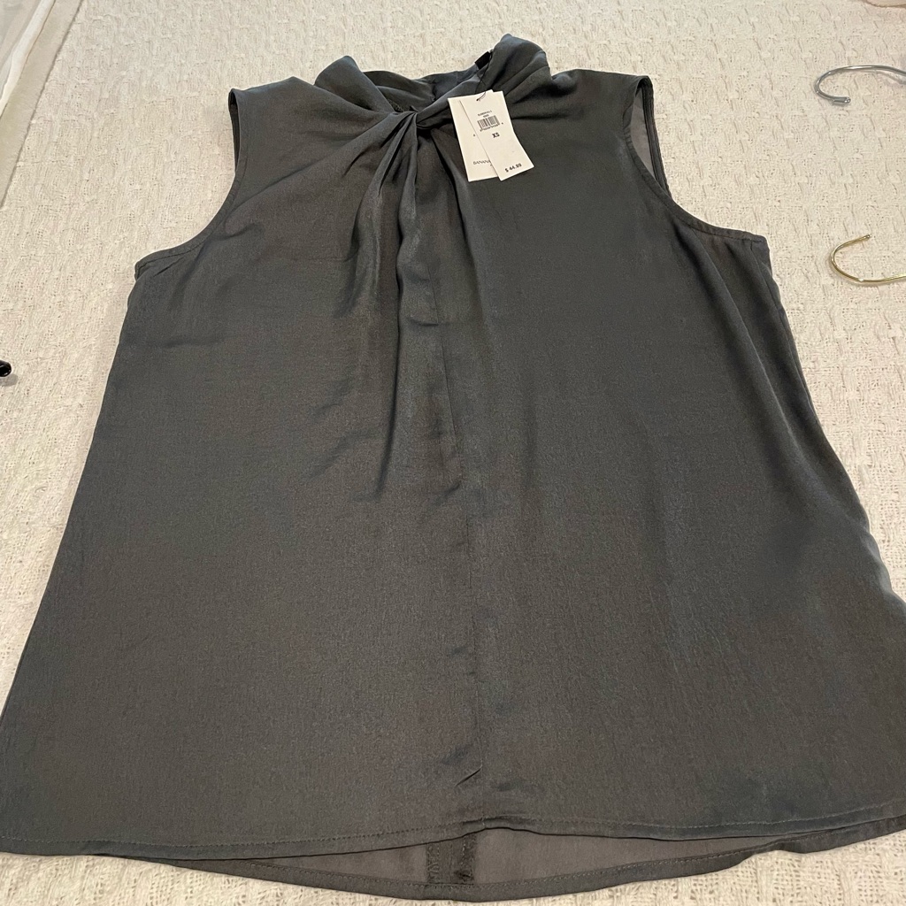 Gray Shell Blouse